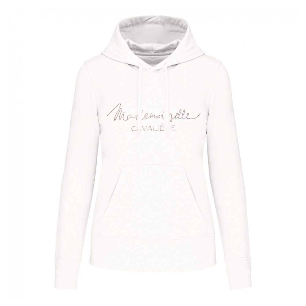 Sweat capuche Logo STRASS