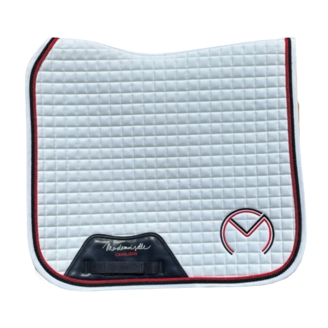 TAPIS DRESSAGE BLANC/FRANCE