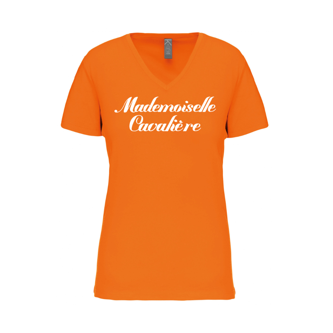 T-SHIRT M.C ORANGE / LOGO AU CHOIX