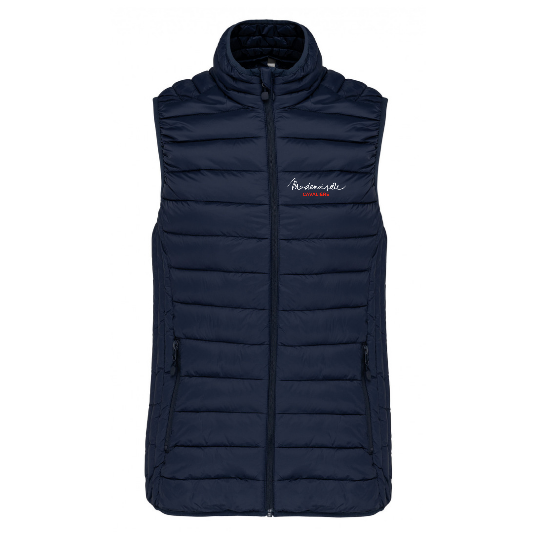 MADEMOISELLE CAVALIÈRE ÄRMELLOSE DAUNENJACKE