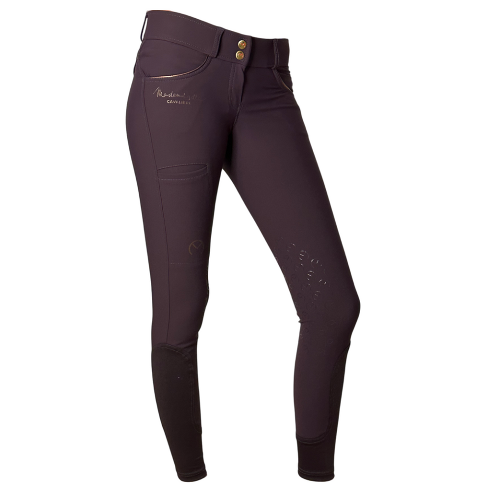 PANTALON FILLE "So Chic" DARK PURPLE