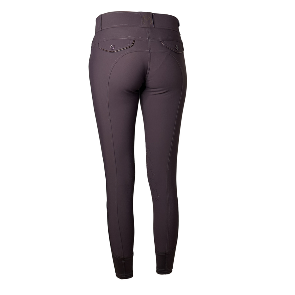 PANTALON FILLE "So Chic" DARK PURPLE