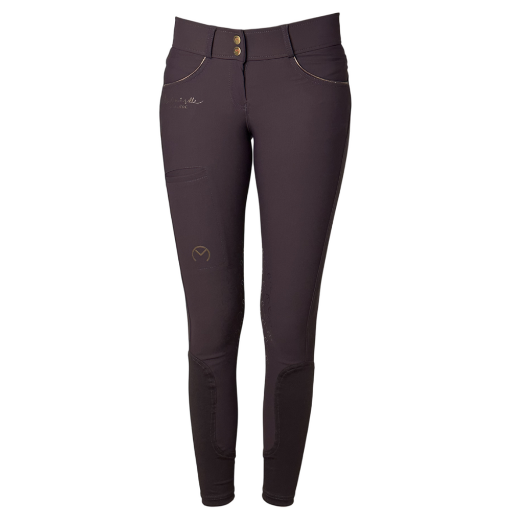 PANTALON FILLE "So Chic" DARK PURPLE