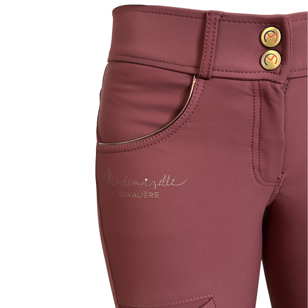 Pack Pantalon "So Chic" Wine & Chaussettes & Ceinture & Bracelet