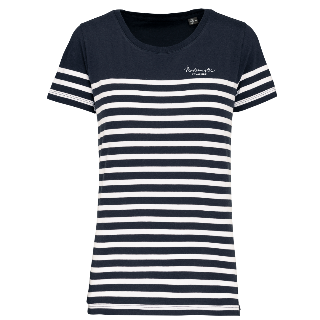 T-SHIRT M.C MARINIÈRE NAVY/BLANC