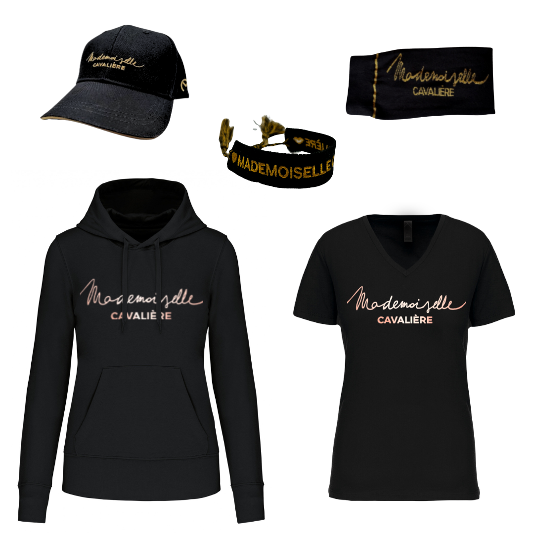 Pack "Black / Gold" Sweat Capuche & T-Shirt & Casquette & Bracelet & Chaussettes