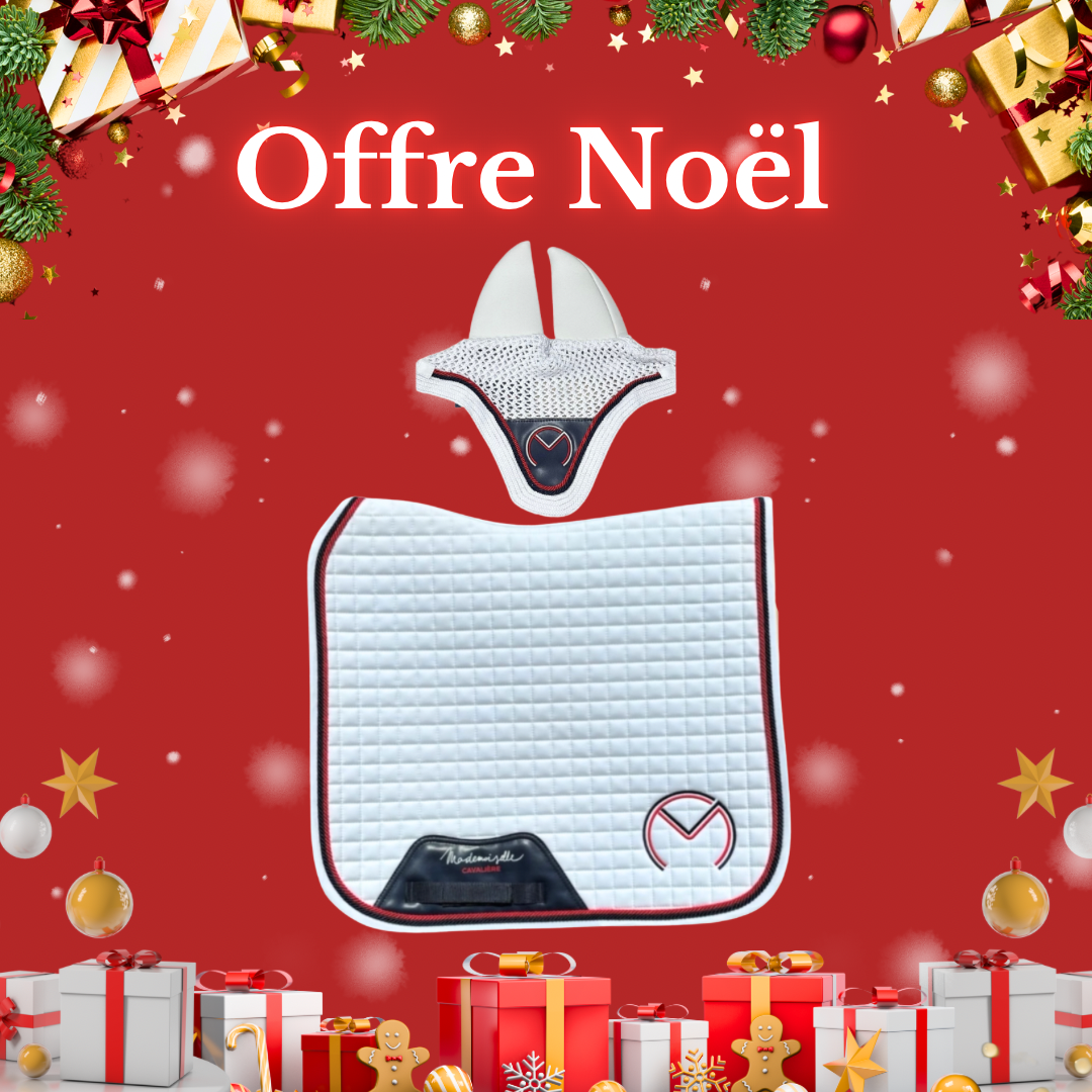 Pack Tapis Dressage /Bonnet BLANC