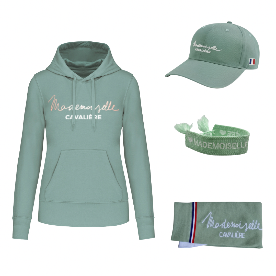 Pack SAGE Sweat Capuche & Casquette & Bracelet & Chaussettes M.C