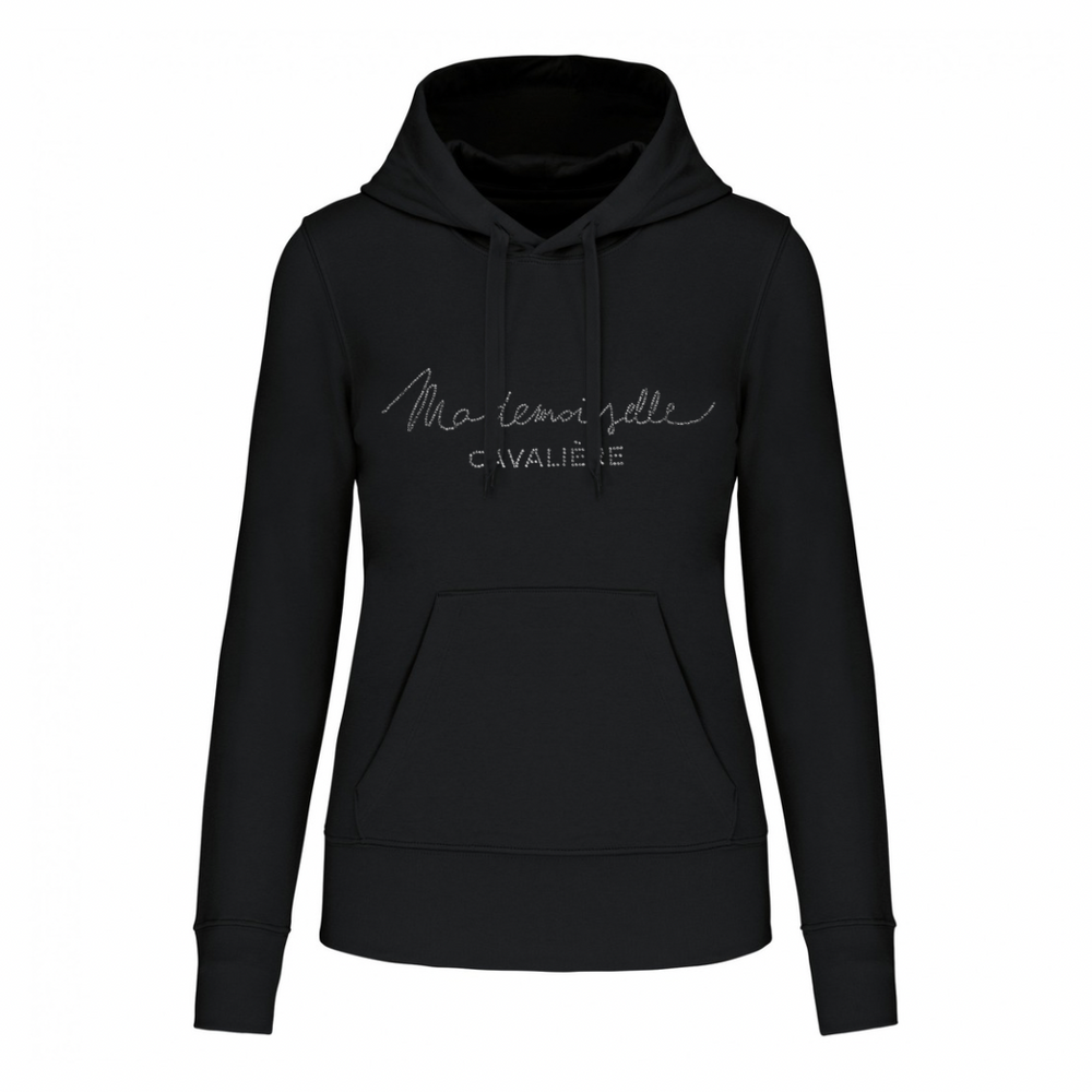 Sweat capuche Logo STRASS