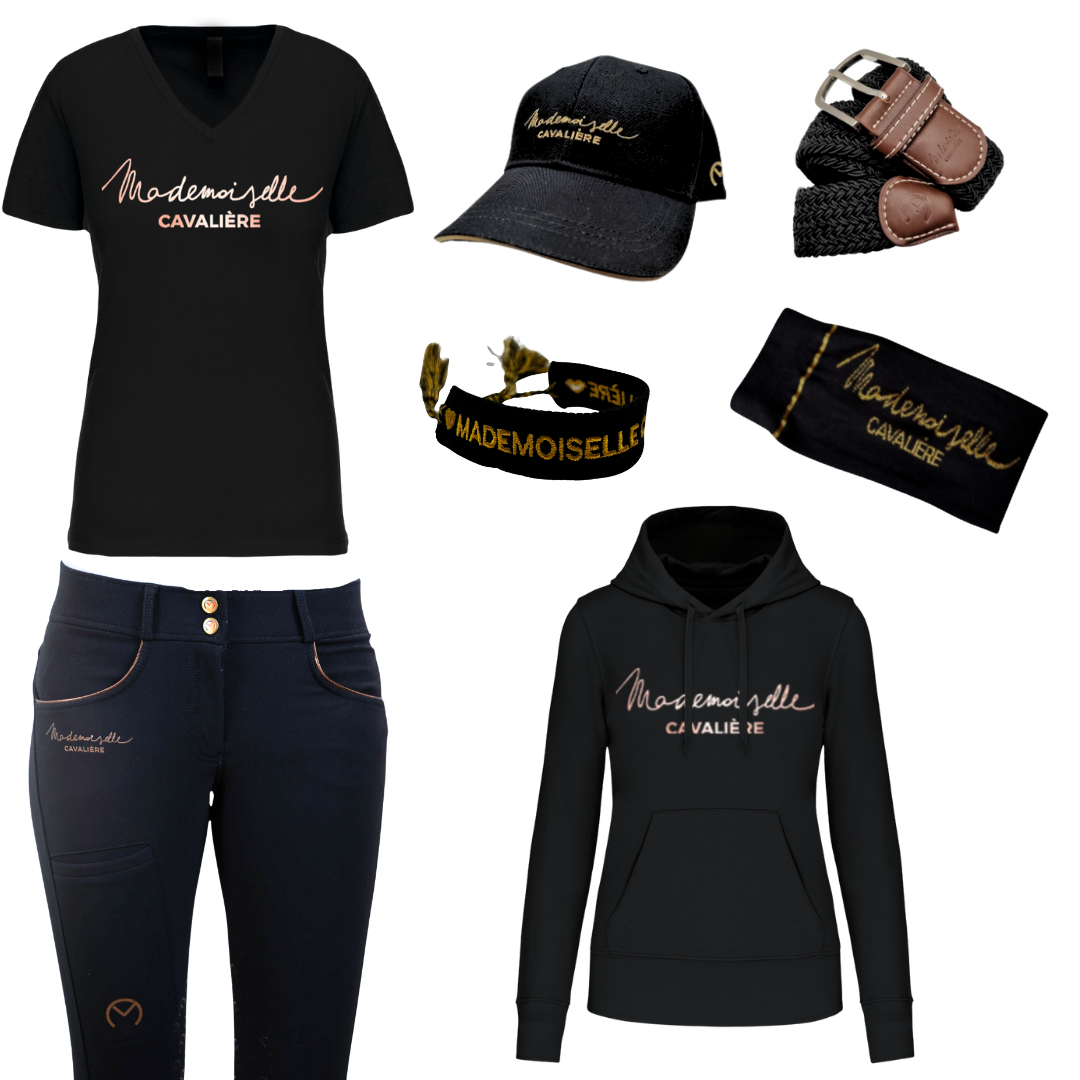 Pack "Black / Gold" Pantalon & Sweat Capuche & T-Shirt & Casquette & Bracelet & Chaussettes & Ceinture
