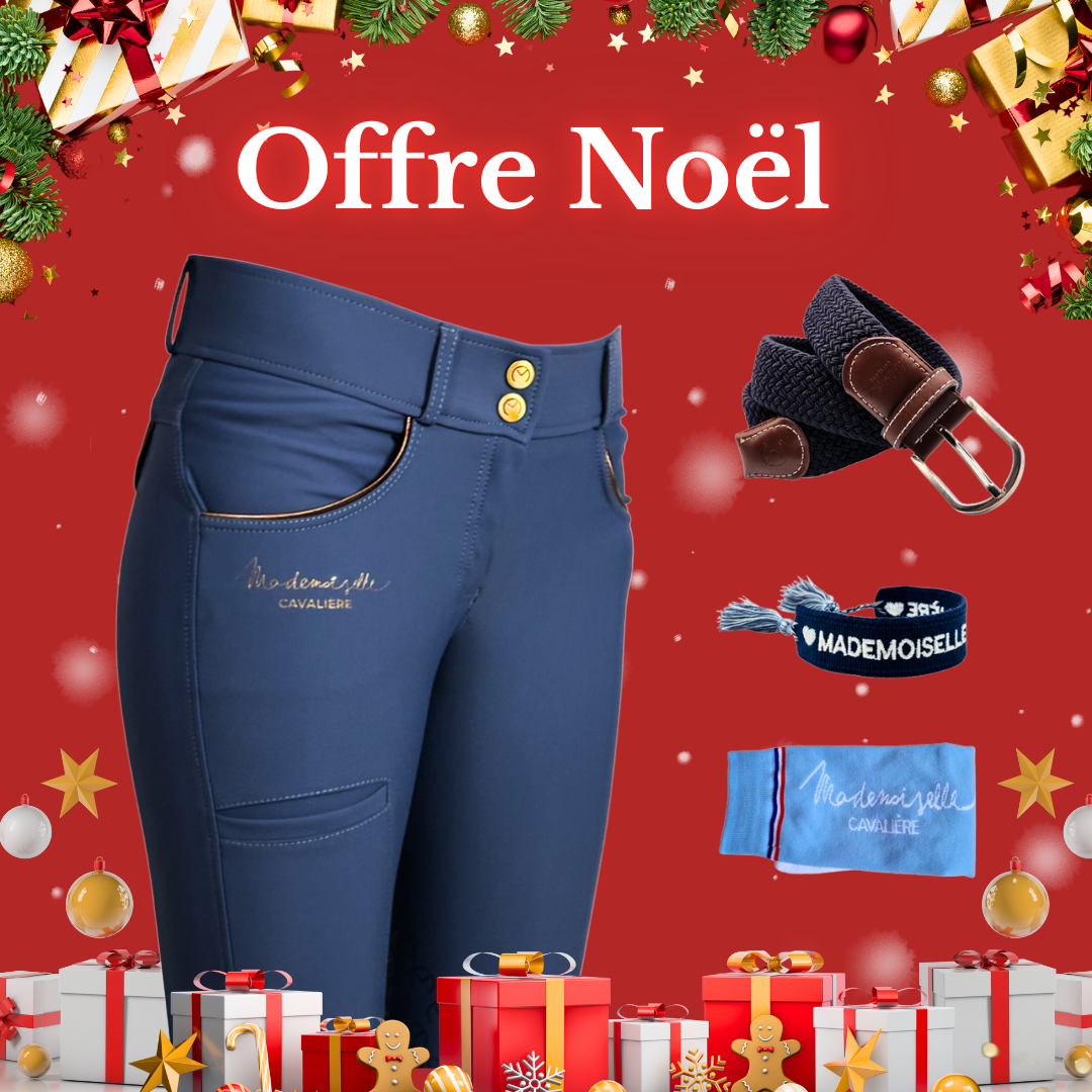 Pack Pantalon "So Chic" Ice Blue & Chaussettes & Ceinture & Bracelet