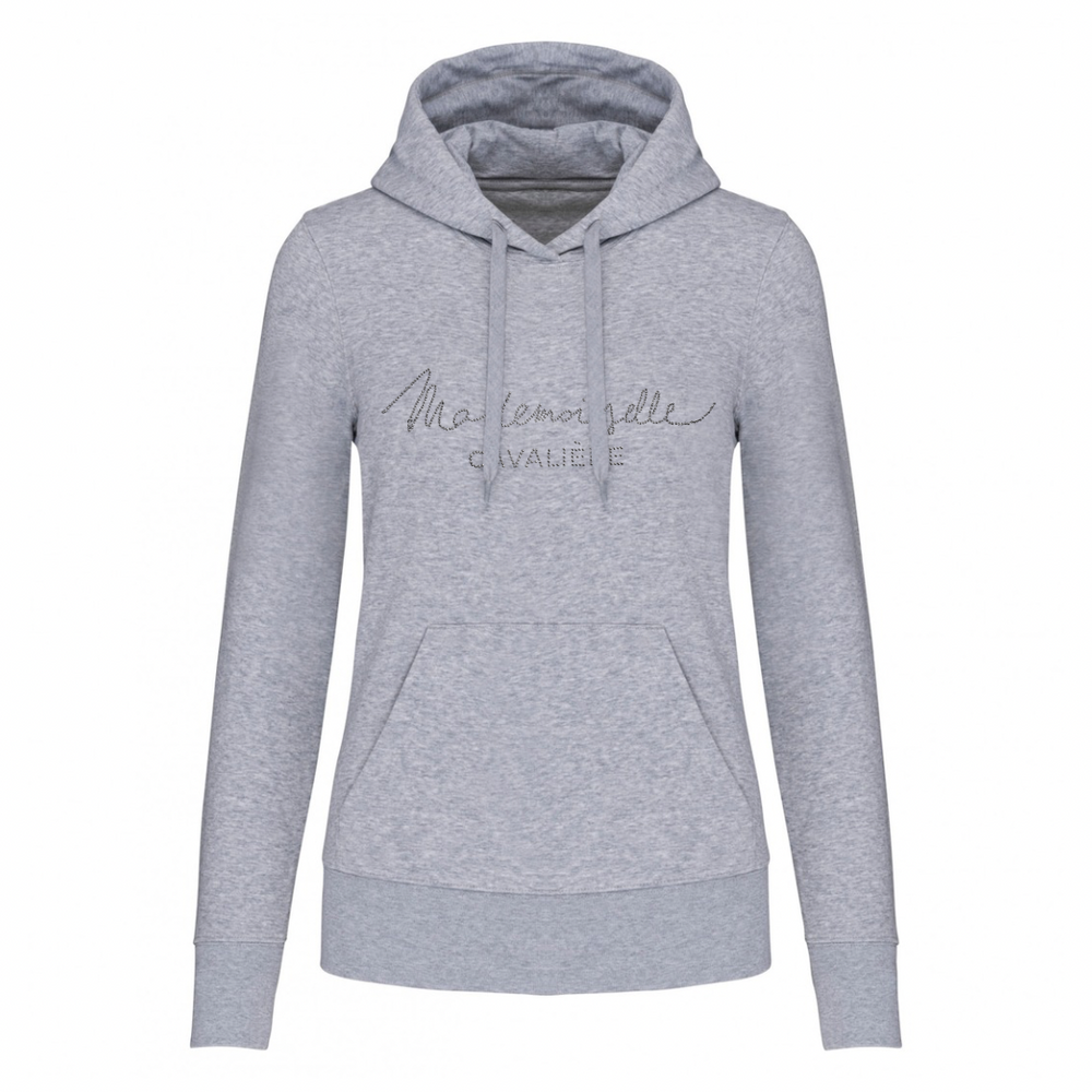 Sweat capuche Logo STRASS