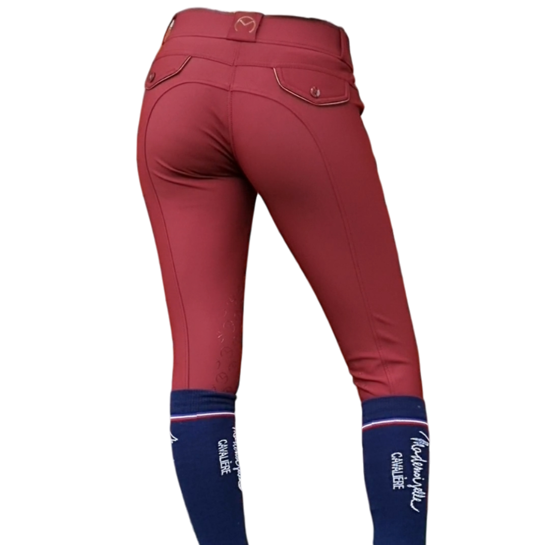 Pack Pantalon "So Chic" Wine & Chaussettes & Ceinture & Bracelet