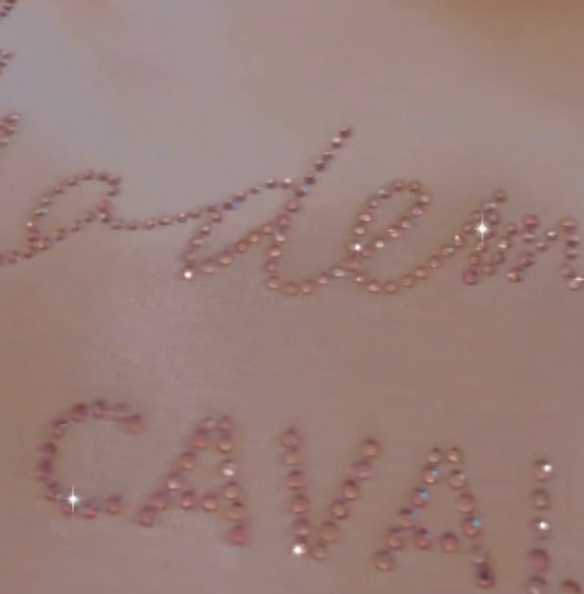 SWEAT CAPUCHE M.C « SO CHIC » STRASS PINK