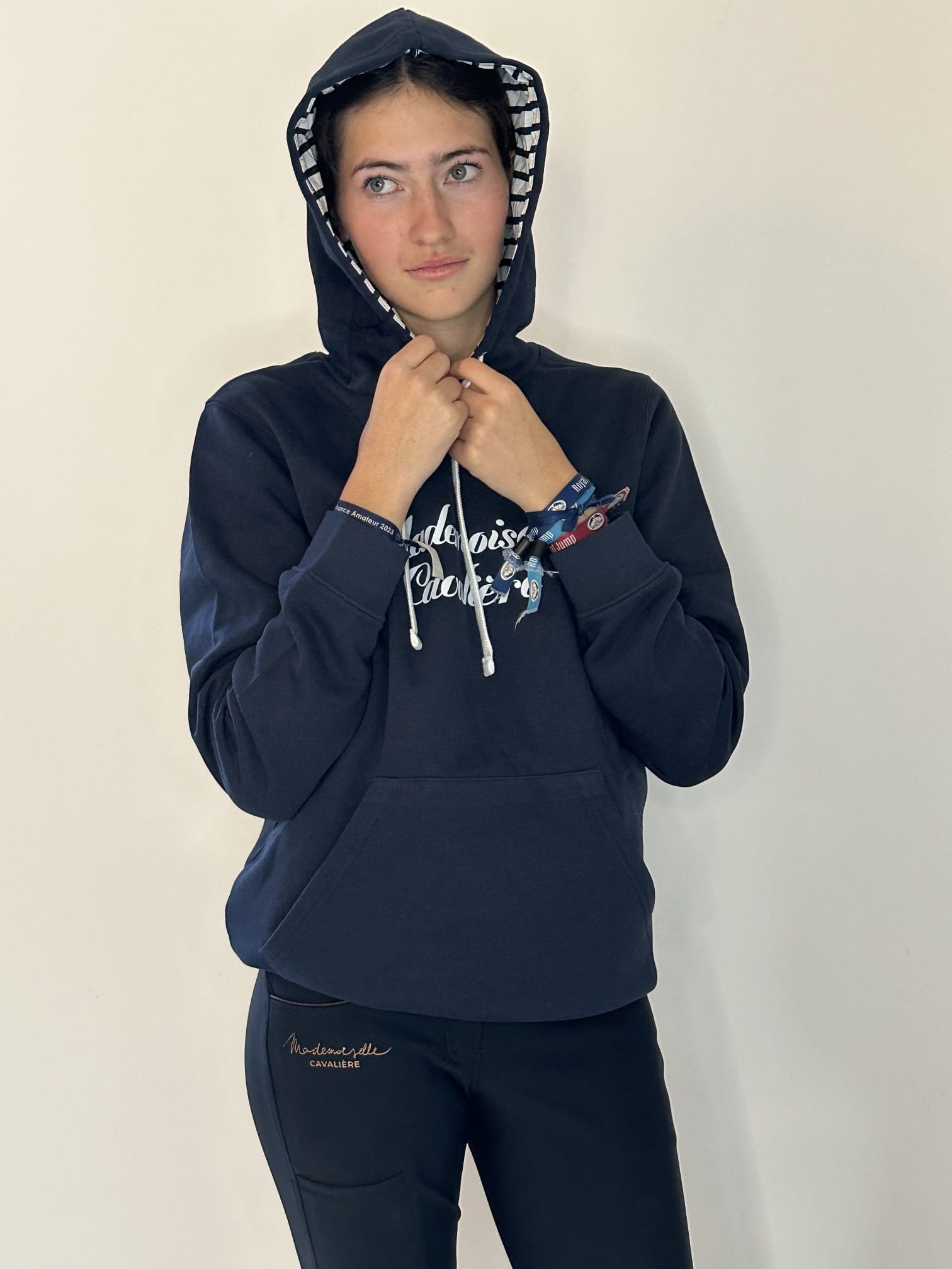 SWEAT CAPUCHE M.C MARINIERE/ Logo au choix