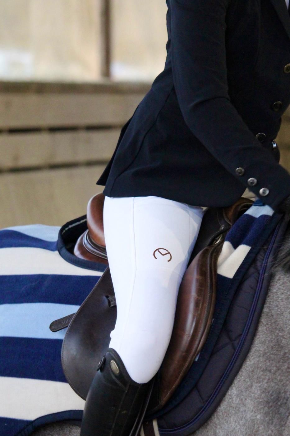 Pack Pantalon "Hiver" Blanc/Gold & Chaussettes & Ceinture & Bracelet