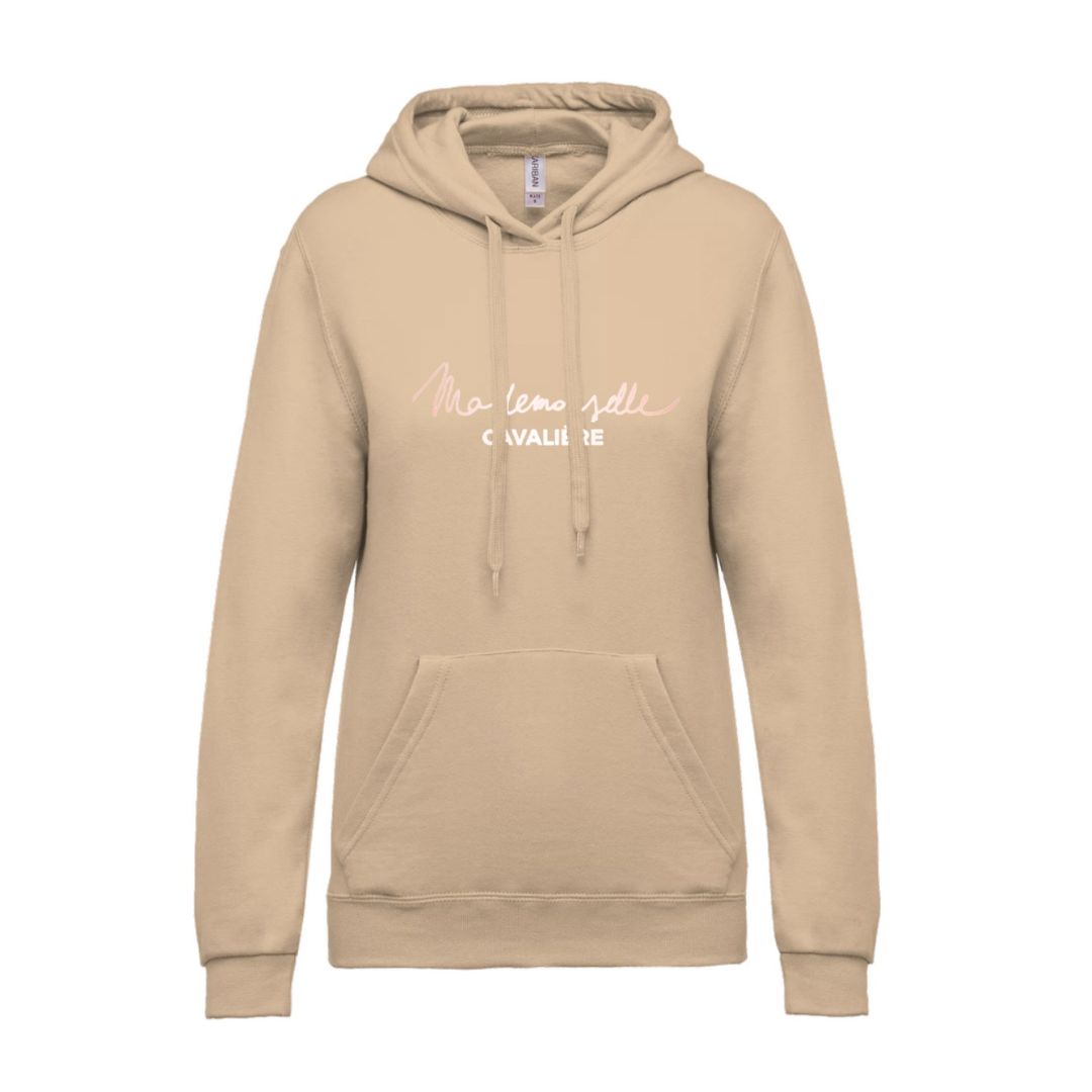 SWEAT CAPUCHE M.C LIGHT SAND / Logo au choix