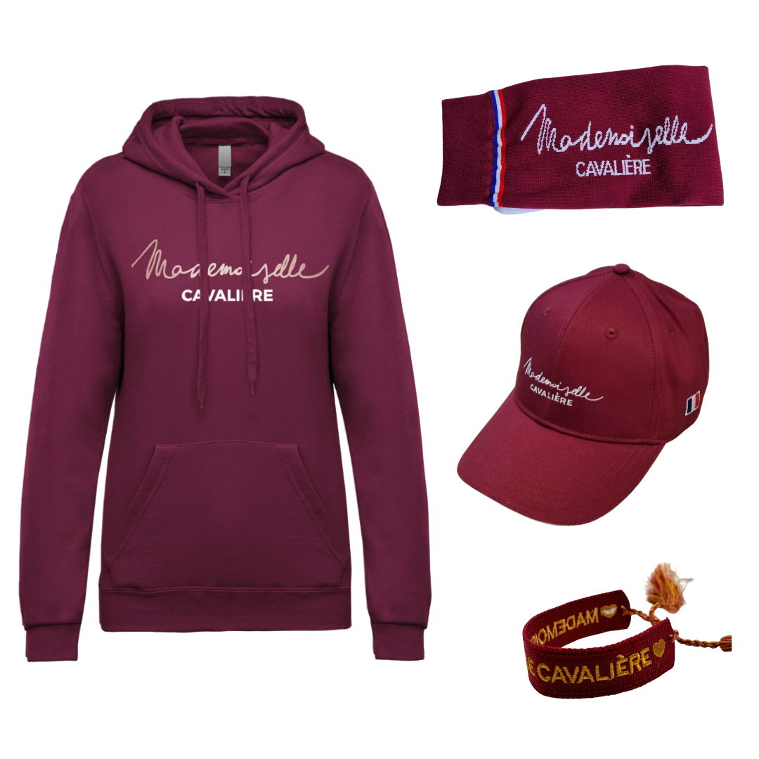 Pack WINE Sweat Capuche & Casquette & Bracelet & Chaussettes M.C