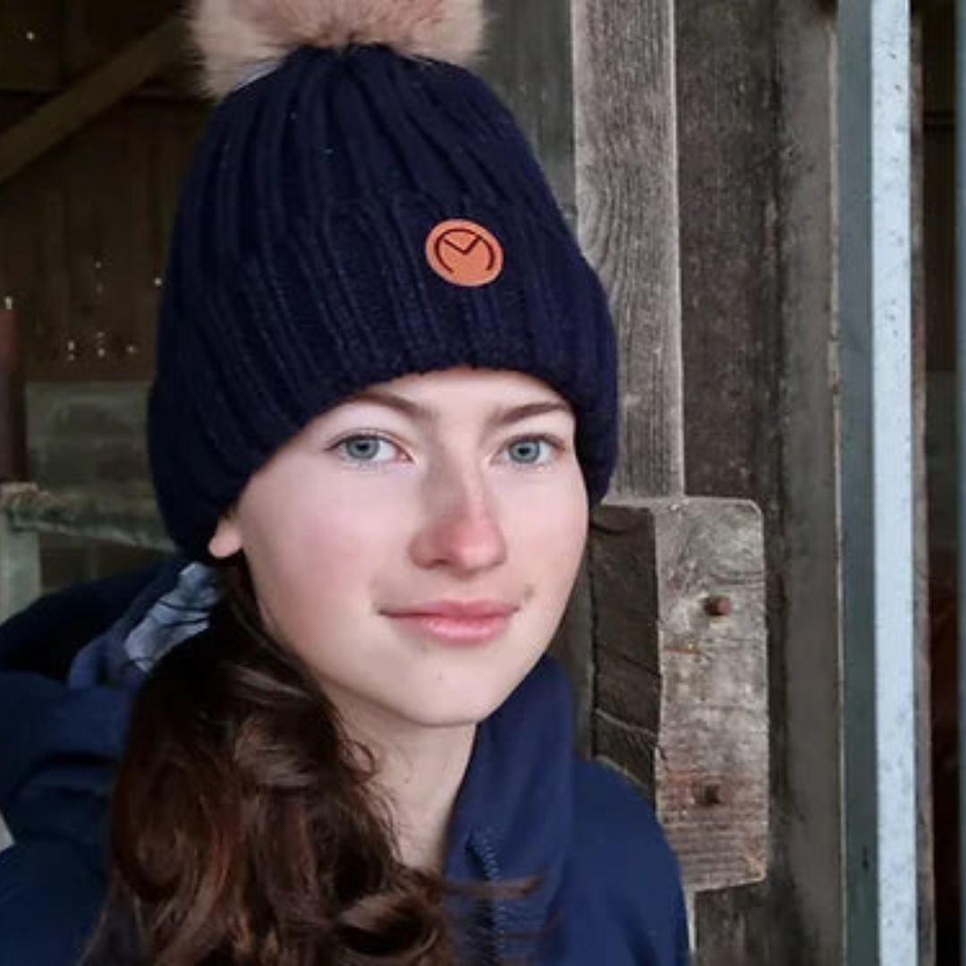 MADEMOISELLE NAVY/GOLD HAT