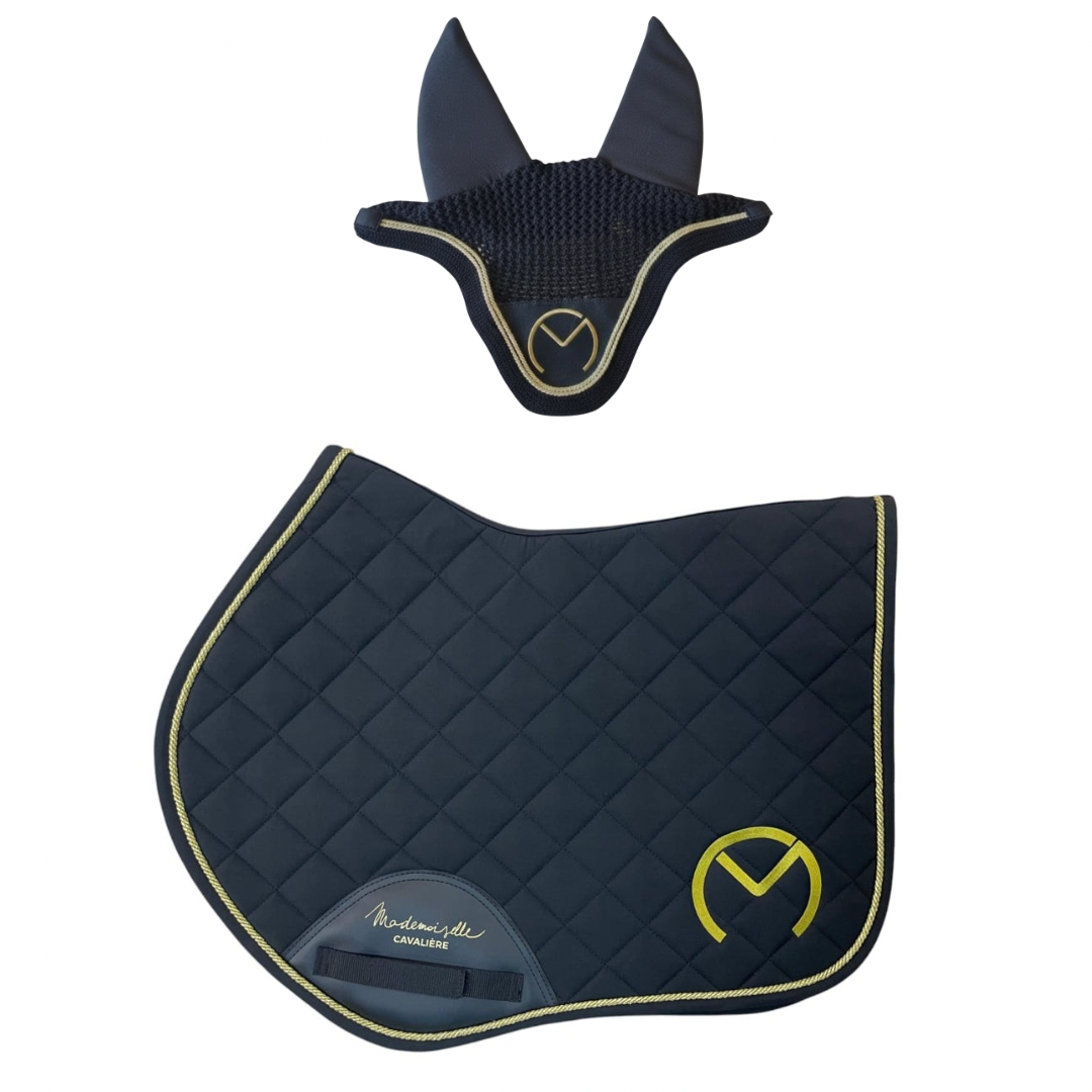 Pack Tapis/Bonnet Black Gold