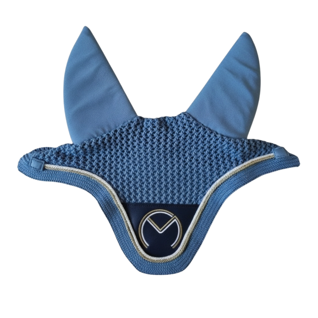 Bonnet pour chevaux Feeby bleu lagon Harcour | OHLALA Bonnet pour chevaux Feeby bleu lagon Harcour | OHLALA