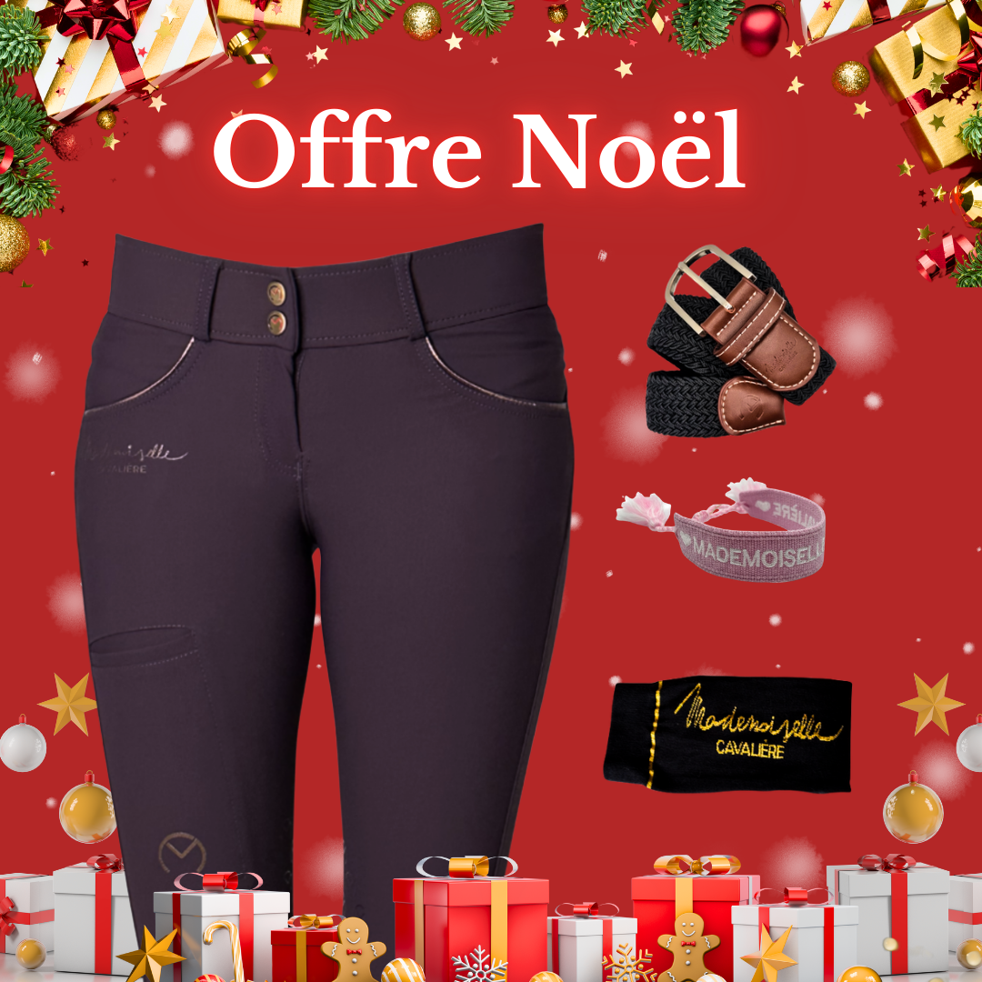 Pack Pantalon "So Chic" Dark Purple & Chaussettes & Ceinture & Bracelet