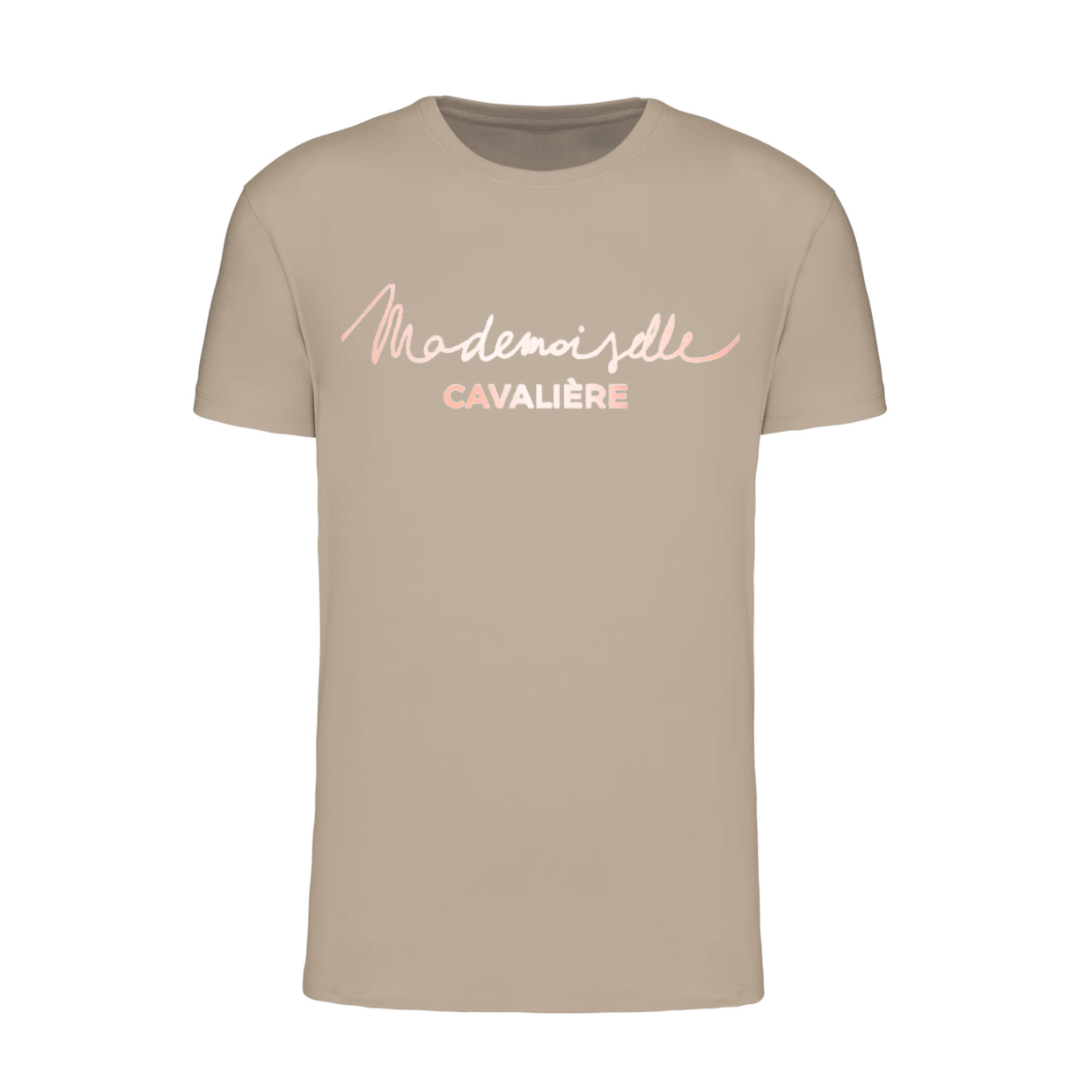 T-SHIRT FILLE SAND / LOGO AU CHOIX