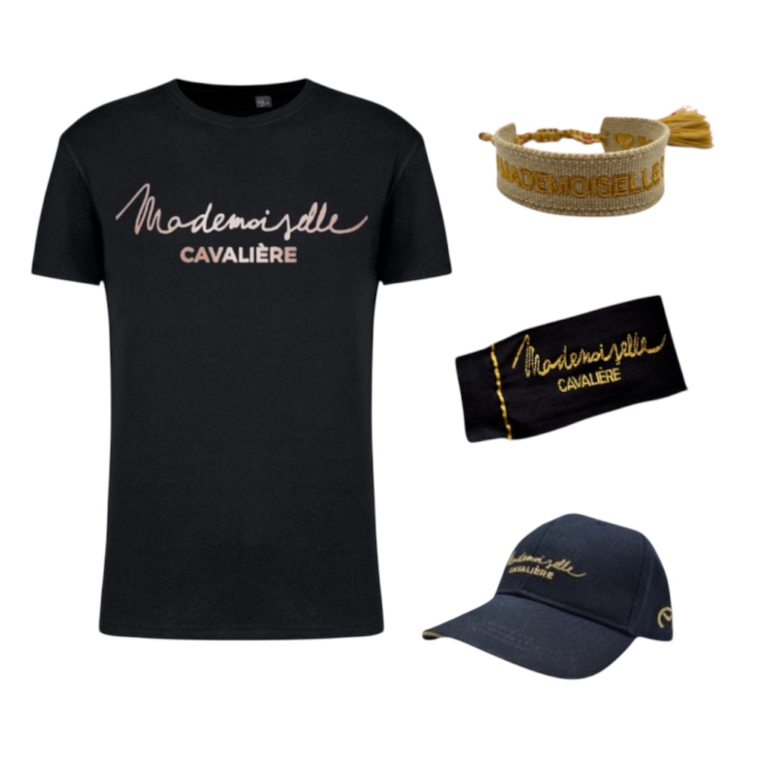 PACK T-SHIRT ENFANT BLACK/GOLD