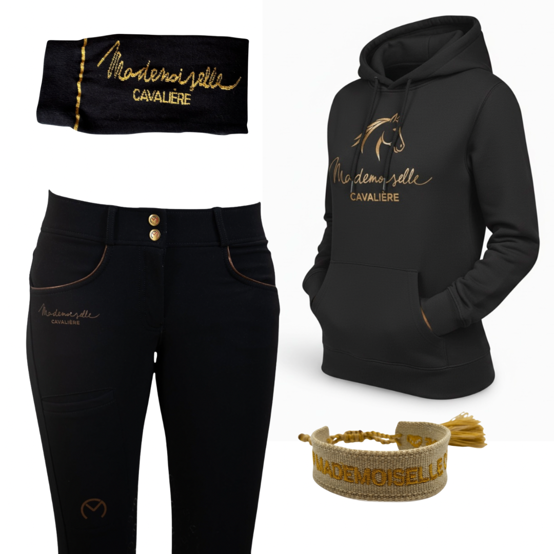 PACK BLACK & GOLD HORSE