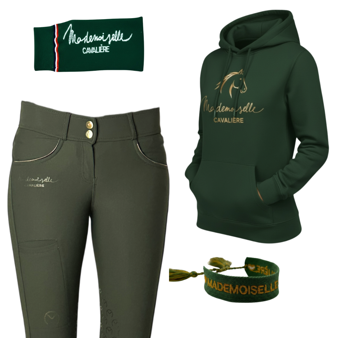 PACK GREEN & GOLD HORSE