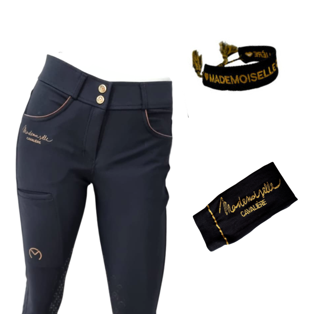 PACK PANTALON ENFANT NAVY/GOLD