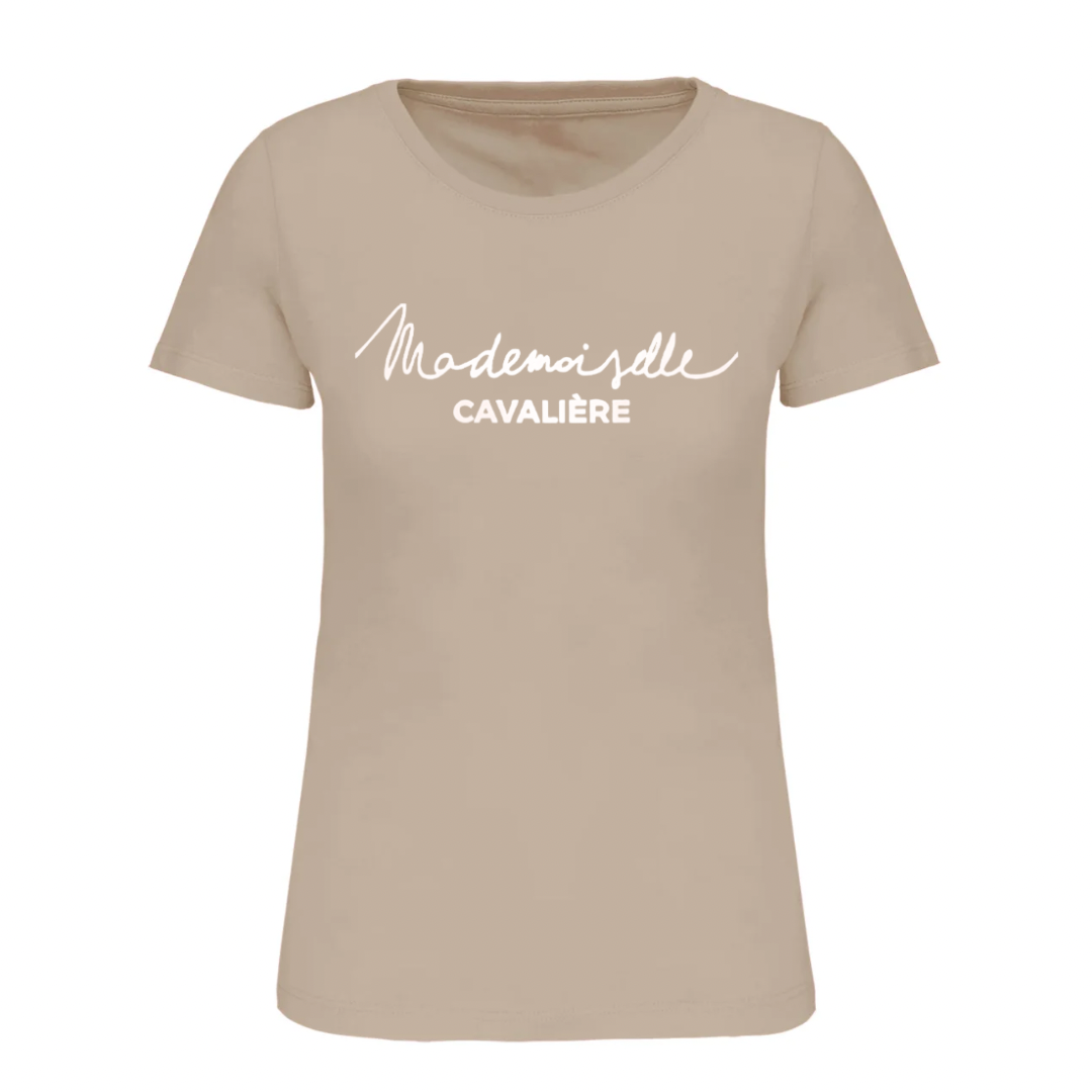 T-SHIRT M.C SAND / LOGO BLANC