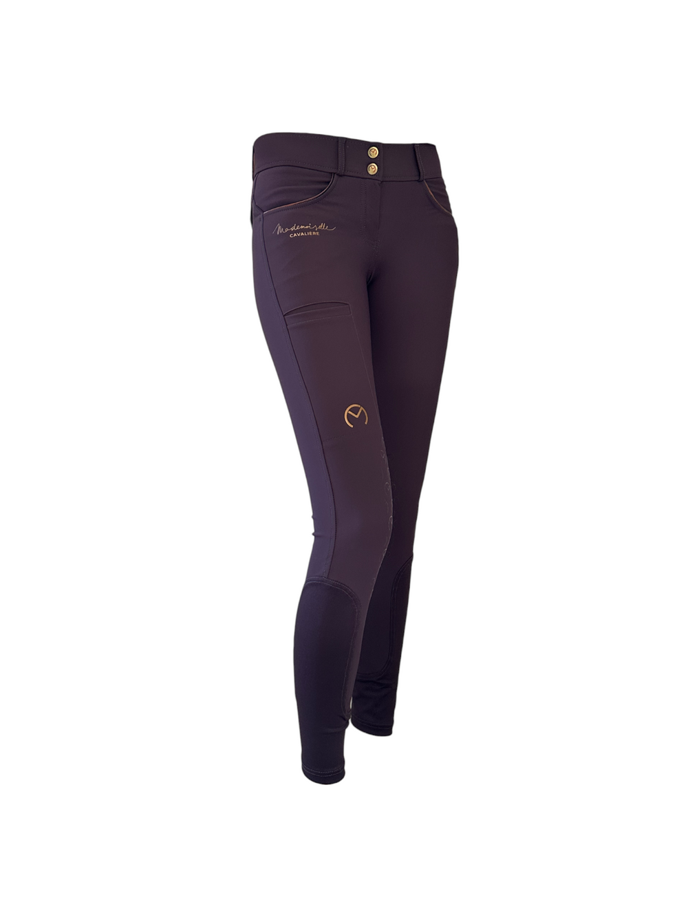 PANTALON FILLE "So Chic" DARK PURPLE