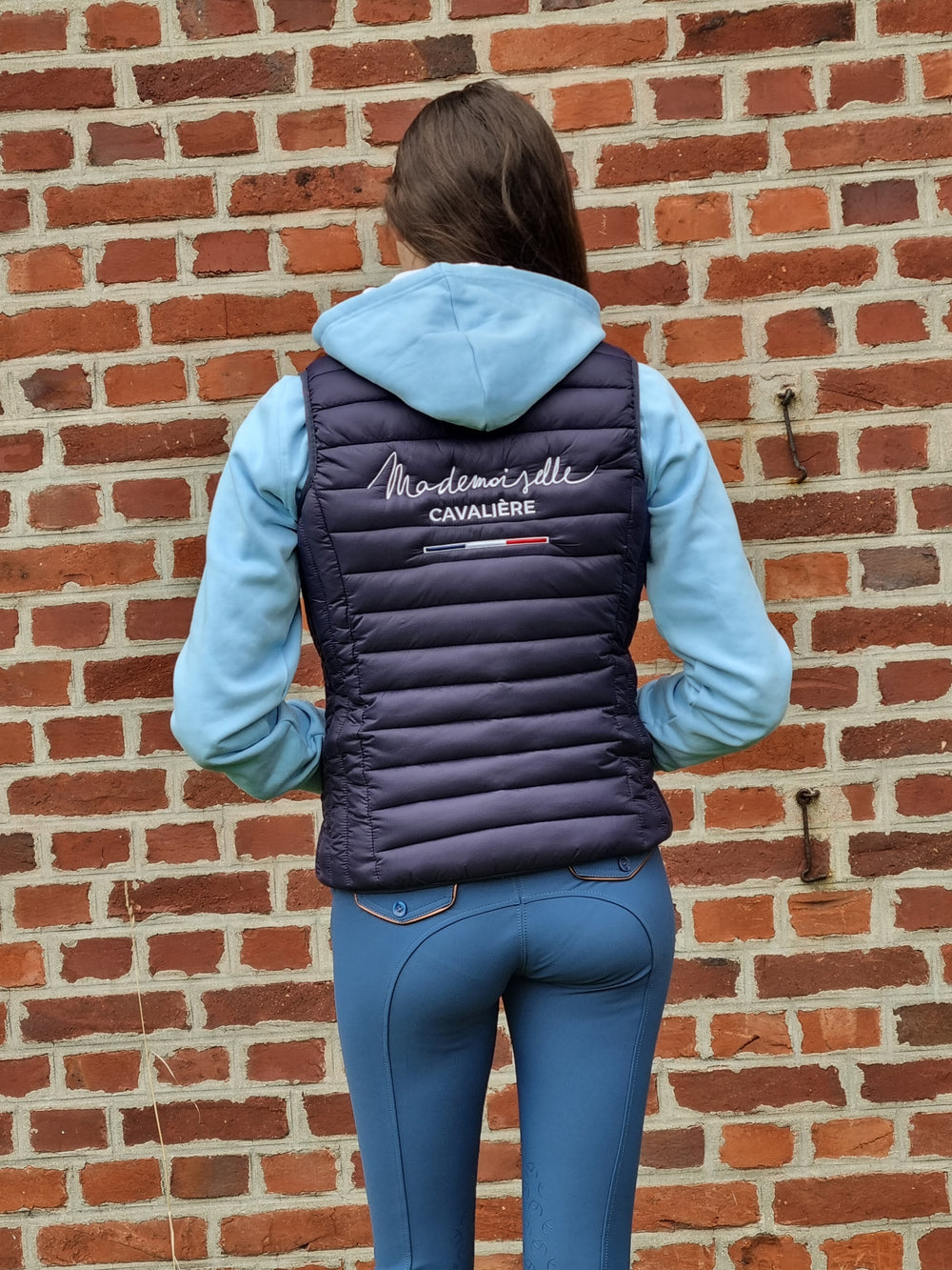 PANTALON FILLE "So Chic" ICE BLUE