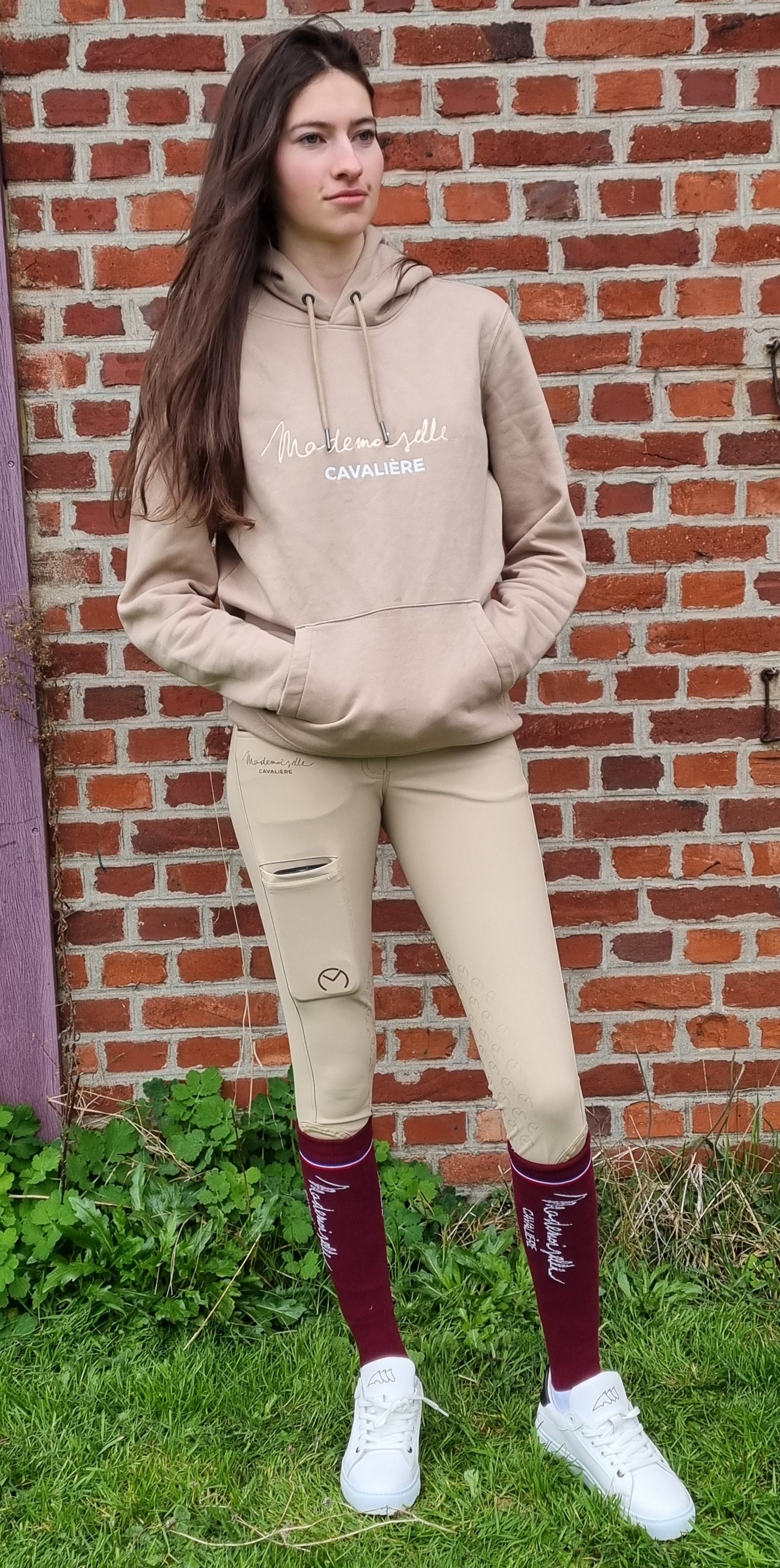 Pack PANTALON "So chic" SAND & Chaussettes & Casquette