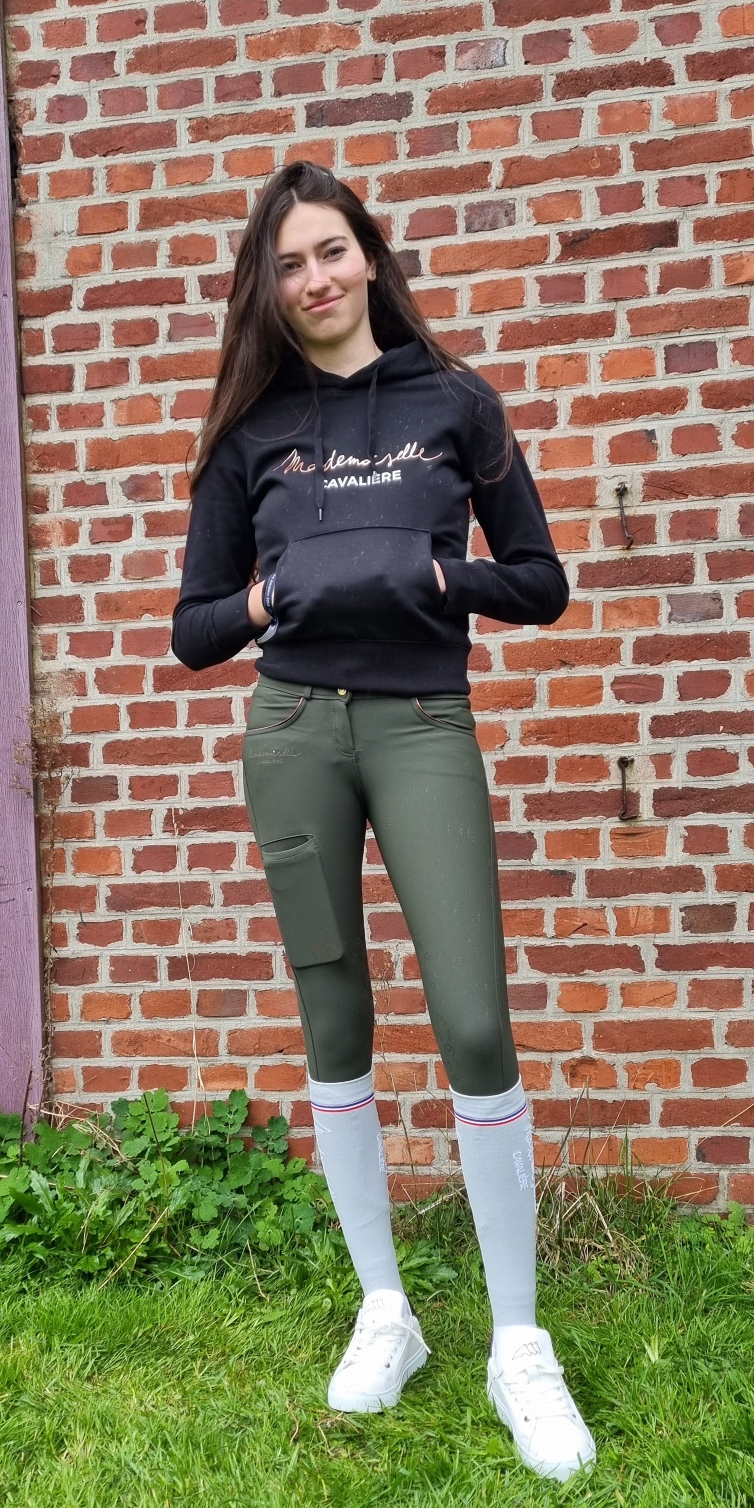 Pack PANTALON "So Chic" FOREST GREEN & Chaussettes & Casquette