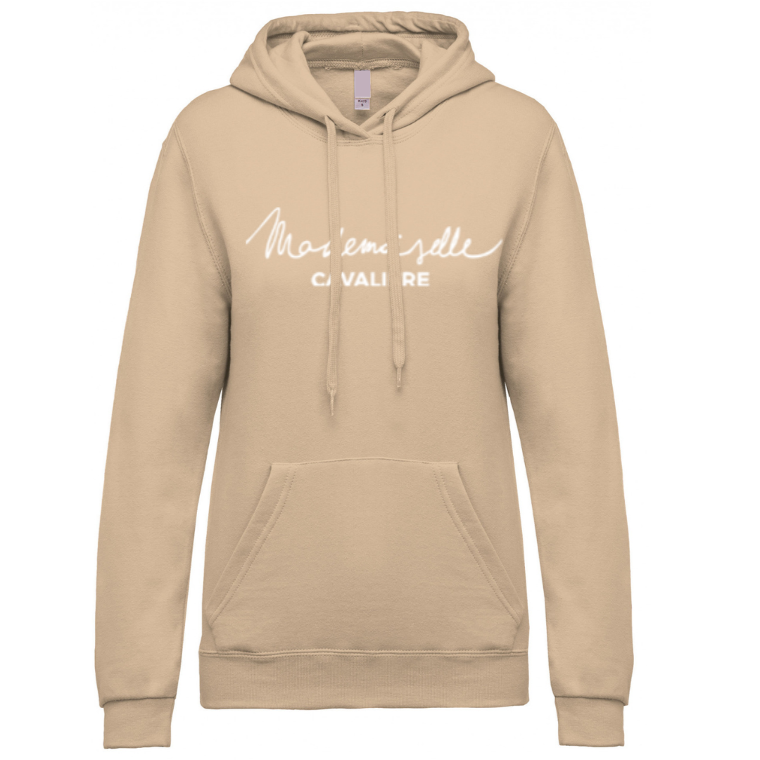 SWEAT CAPUCHE M.C LIGHT SAND / Logo au choix
