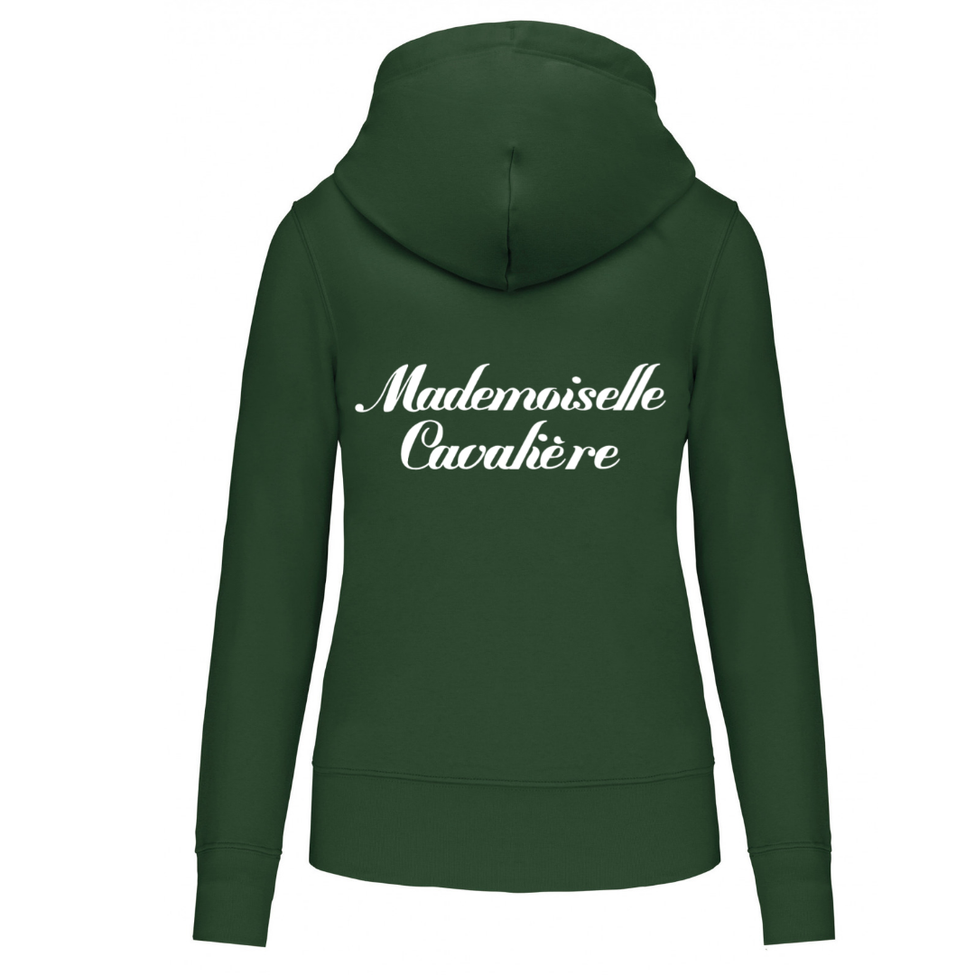 ZIP-UP SWEATSHIRT MC GREEN FOREST / WHITE Logo