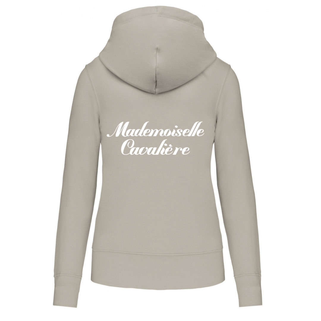 SWEAT ZIPPE M.C CLAY / Logo BLANC