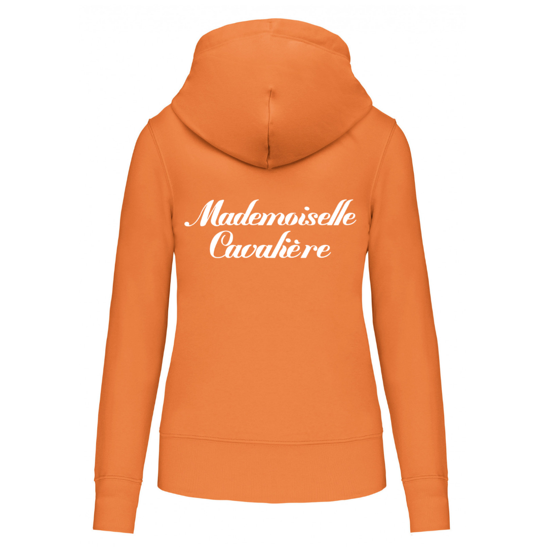 ZIP-UP SWEATSHIRT MC ORANGE/WHITE Logo