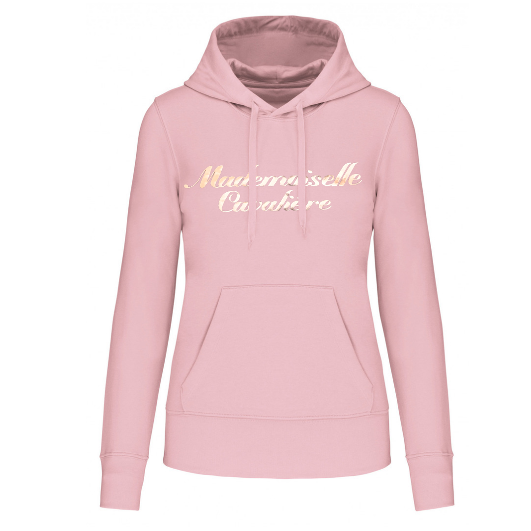 SWEAT CAPUCHE M.C PINK / Logo au choix