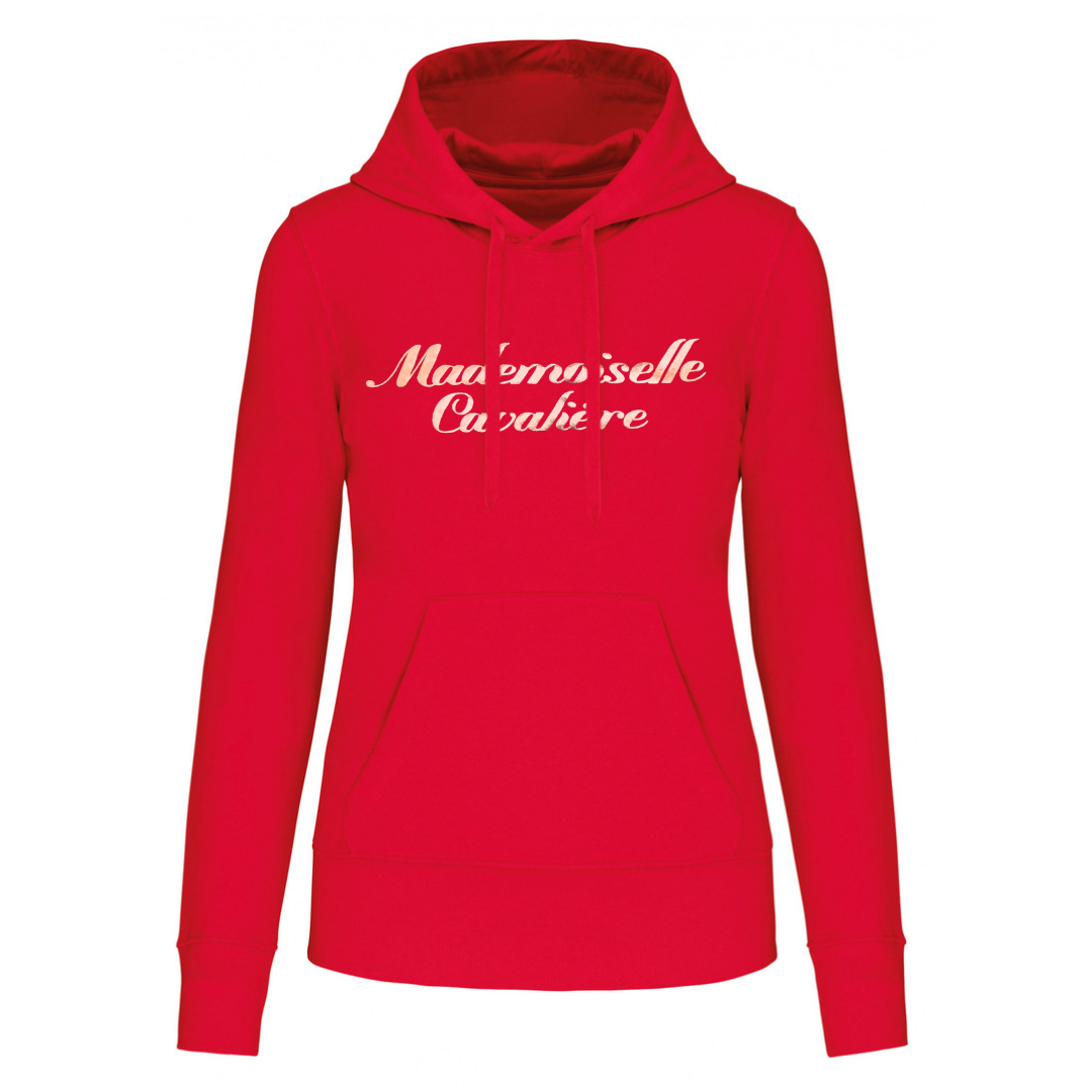 SWEAT CAPUCHE M.C ROUGE / Logo au choix