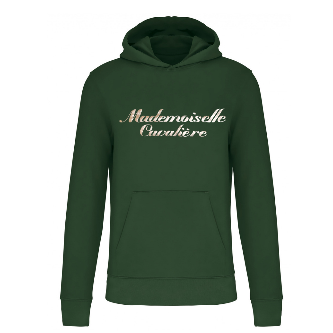 SWEAT FILLE GREEN FOREST / LOGO AU CHOIX