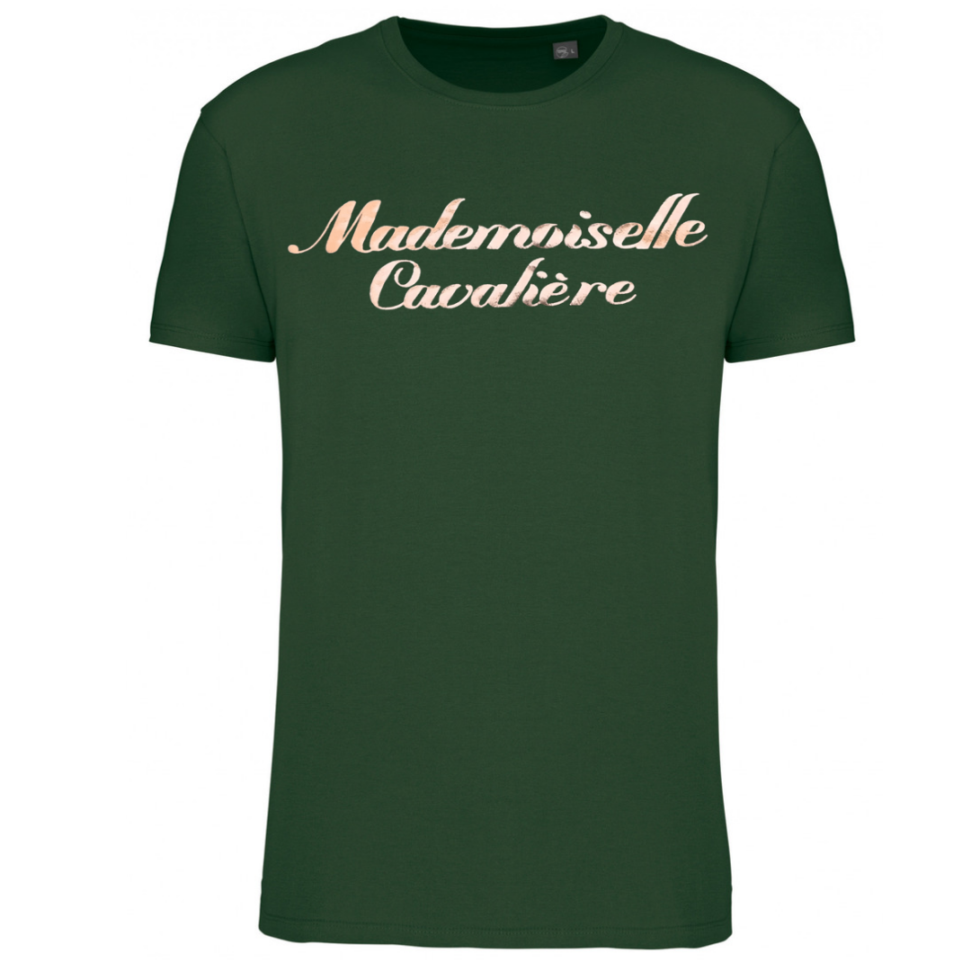 T-SHIRT FILLE GREEN FOREST/ LOGO AU GHOIX