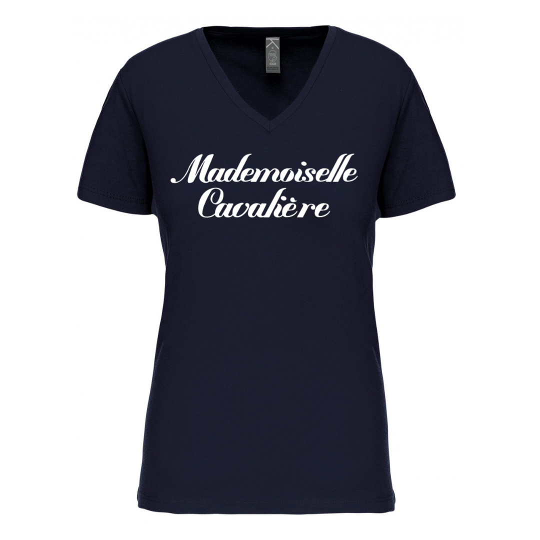 T-SHIRT M.C NAVY / LOGO AU CHOIX