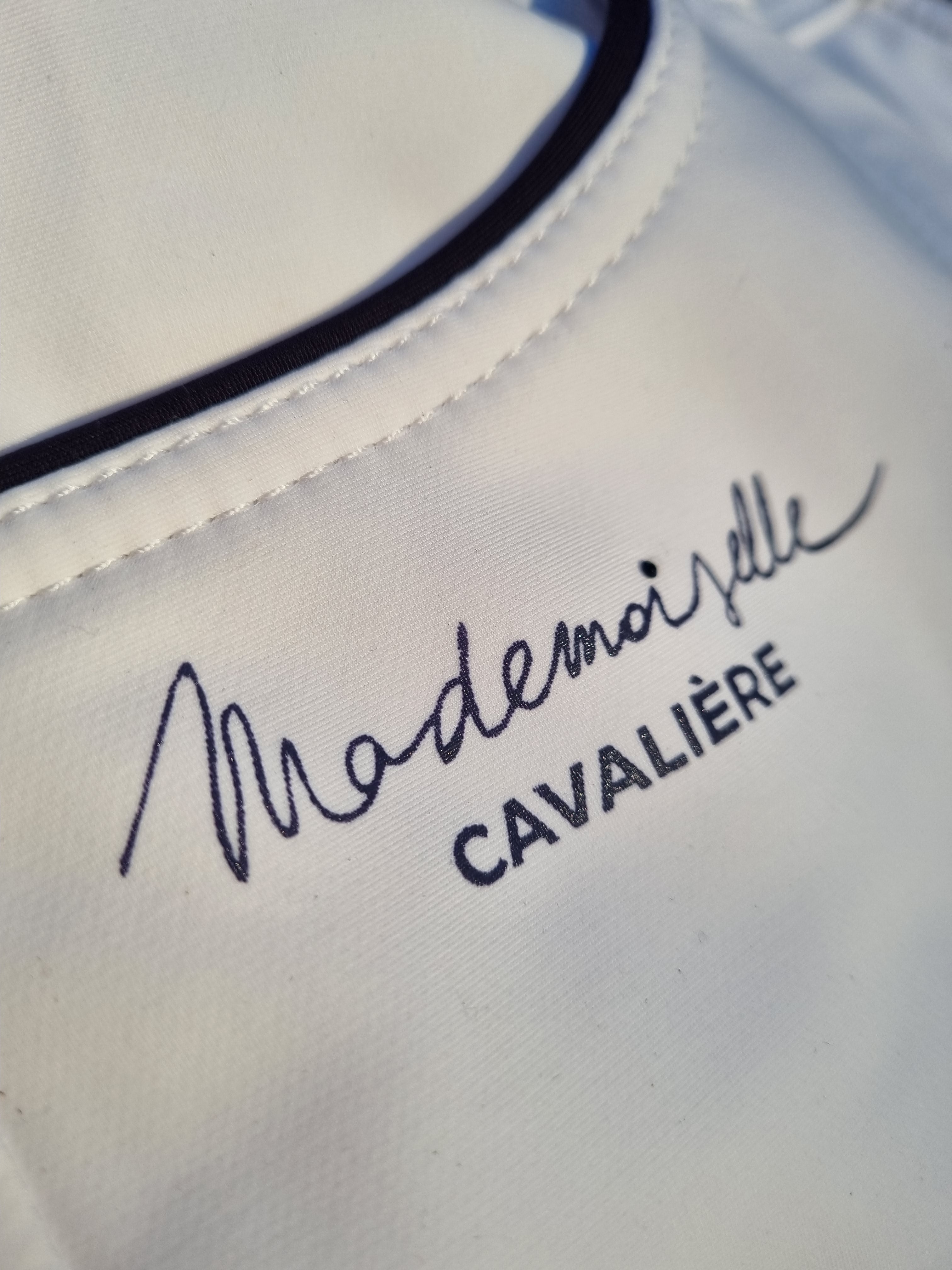 PANTALON FILLE Blanc / Navy " CSO "