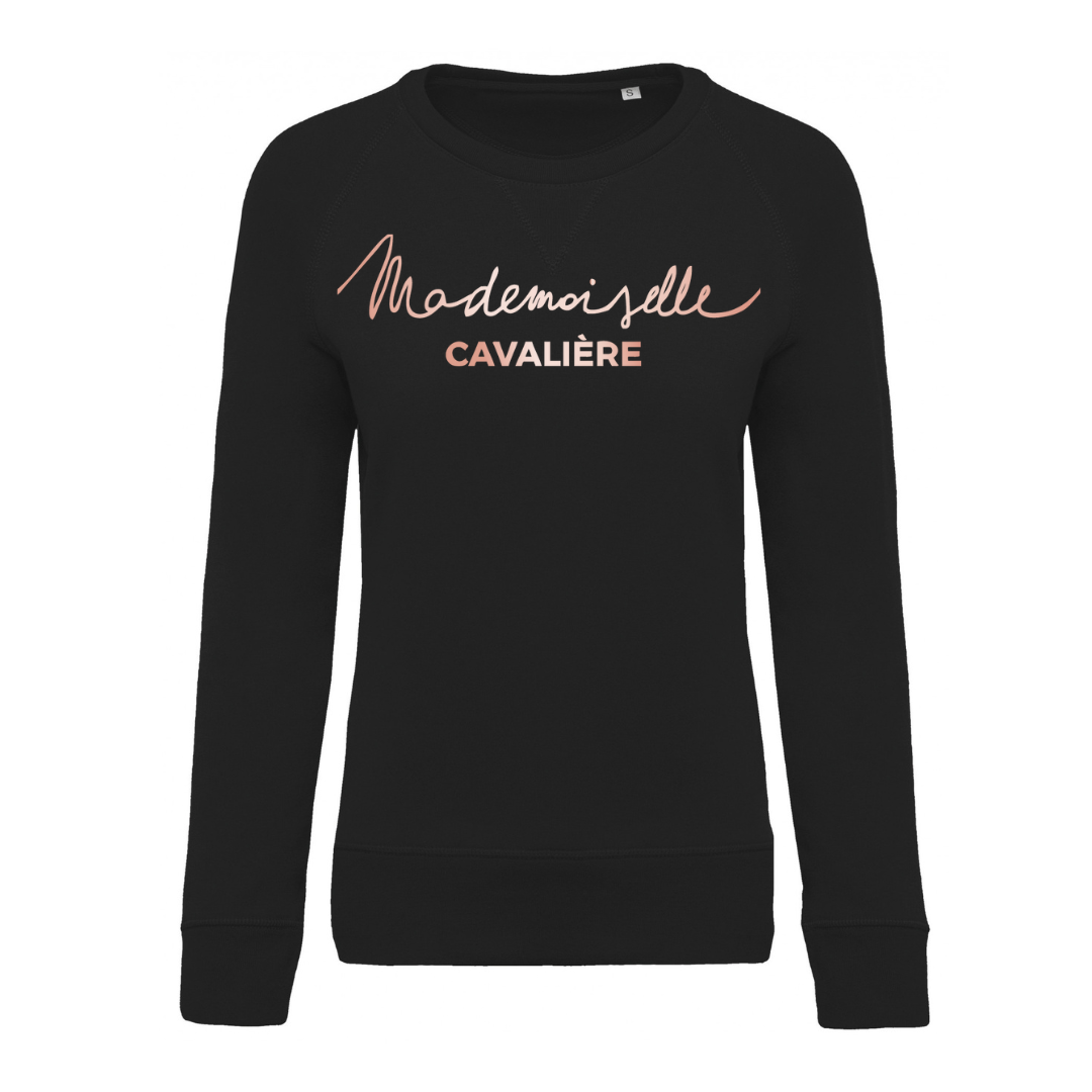 BLACK MC SWEATSHIRT / LOGO OF YOUR CHOICE