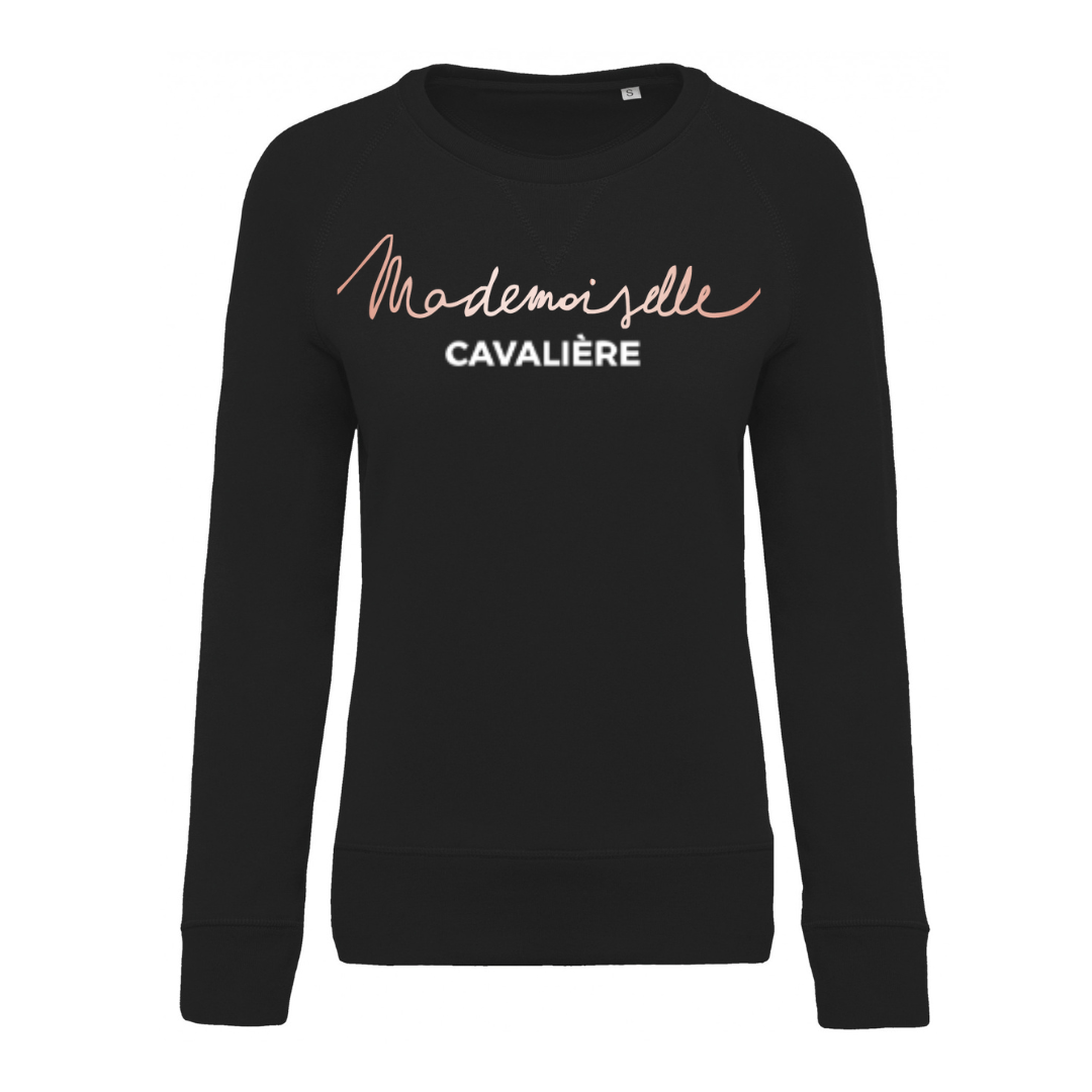 BLACK MC SWEATSHIRT / LOGO OF YOUR CHOICE