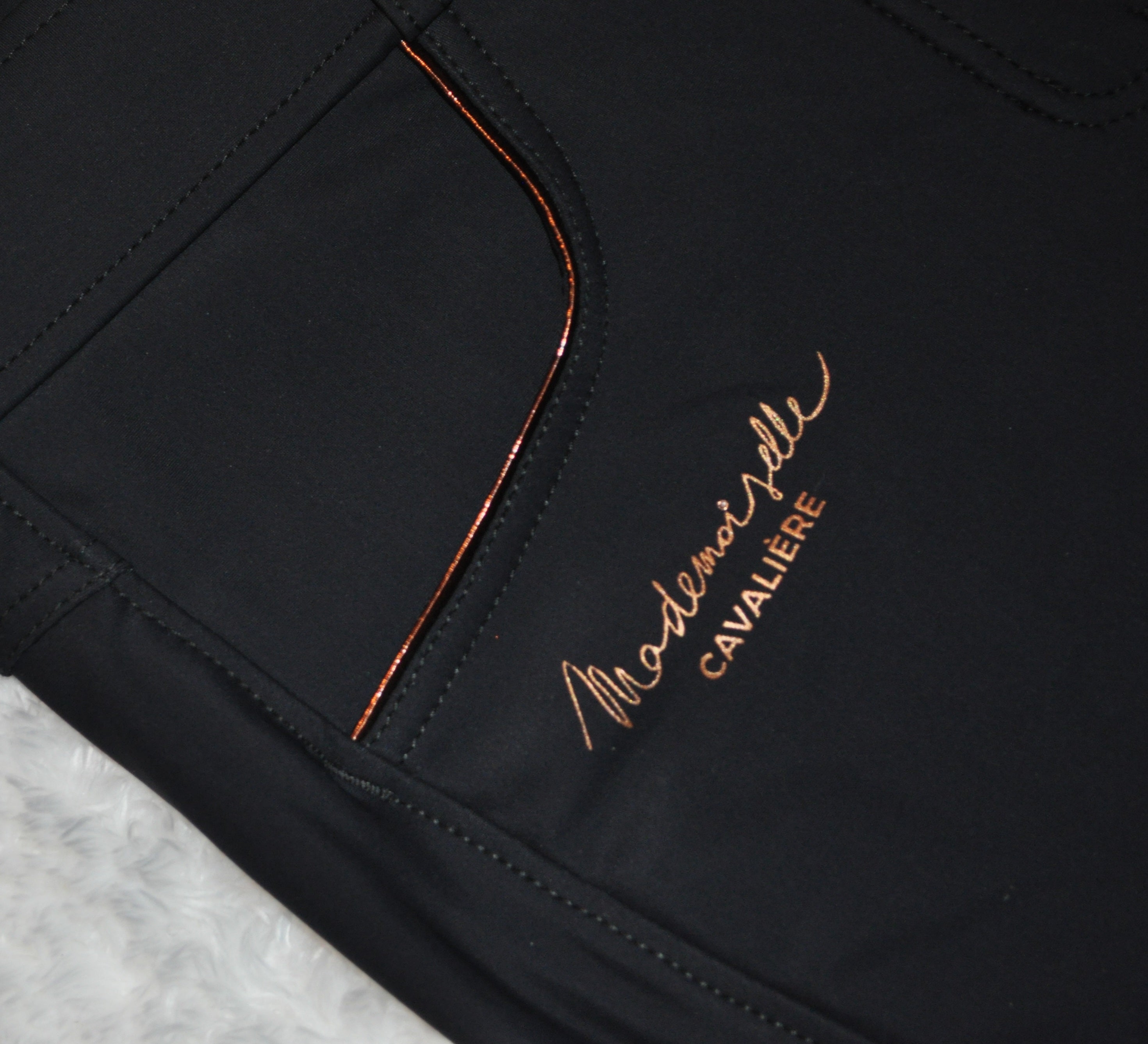 PANTALON FILLE Navy/Gold SO CHIC