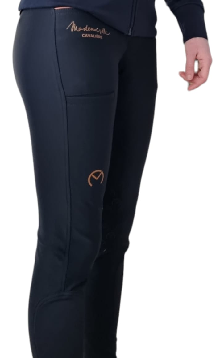 PANTALON FILLE Navy/Gold SO CHIC